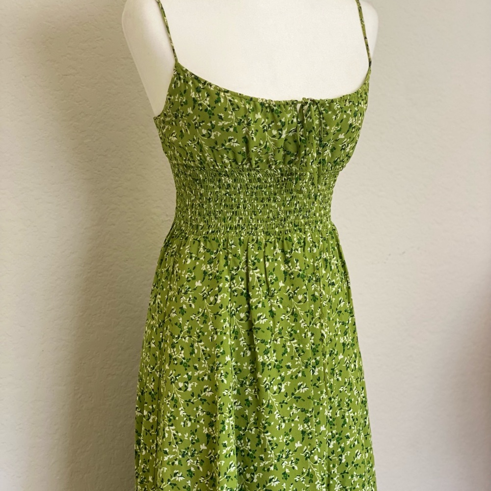 Green reformation dress